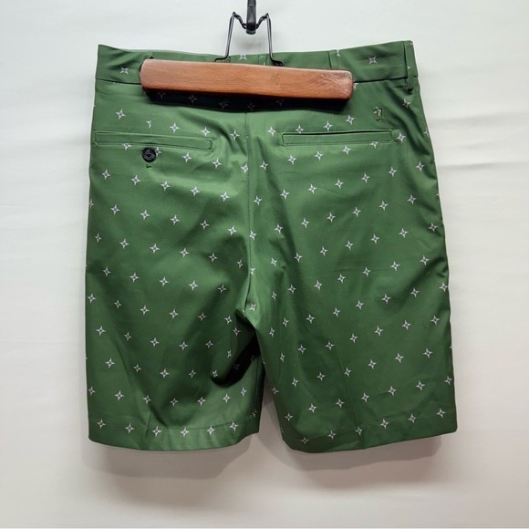 Walter Hagen Men's Perfect 11 Golf Shorts Tee Geo‎ Pattern, Forest Pine, Size 30 - Picture 6 of 10